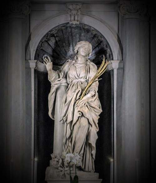 Statue of St. Bibiana, Gian Lorenzo Bernini, the Church of Santa Bibiana