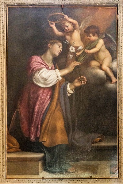 Kościół Santa Bibiana, Św. Demetria, Agostino Ciampelli