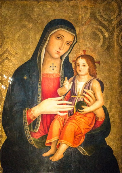 Antoniazzo Romano, Virgin and Child Enthroned, Basilica of Santi XII Apostoli