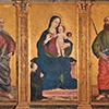 Antoniazzo Romano, Madonna między św. Pawłem i św. Piotrem, kaplica Santa Croce, bazylika San Pietro in Vaticano, zdj. Wikipedia