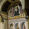 Antoniazzo Romano, Madonna Enthroned with the Infant Christ and Saint, Church of Santi Vito e Modesto