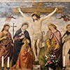 Antoniazzo Romano, The Crucifixion, Chamber of St. Catherine, Dominican monastery next to the Basilica Santa Maria sopra Minerva