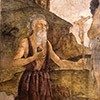 Antoniazzo Romano, Saint Jerome in the Wilderness, Chamber of St. Catherine, Dominican monastery next to the Basilica Santa Maria sopra Minerva