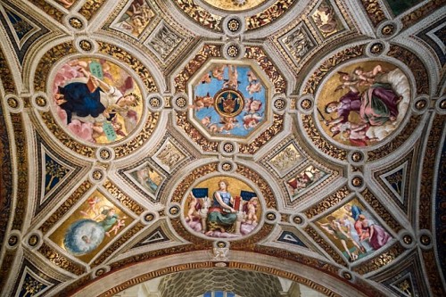 Stanza della Segnatura, vault, Apostolic Palace