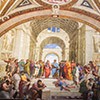 The School of Athens, Raphael, papal apartments (Stanza della Segnatura), Apostolic Palace