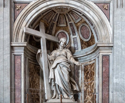 Statue of St. Helena, Andrea Bolgi, Basilica of San Pietro in Vaticano