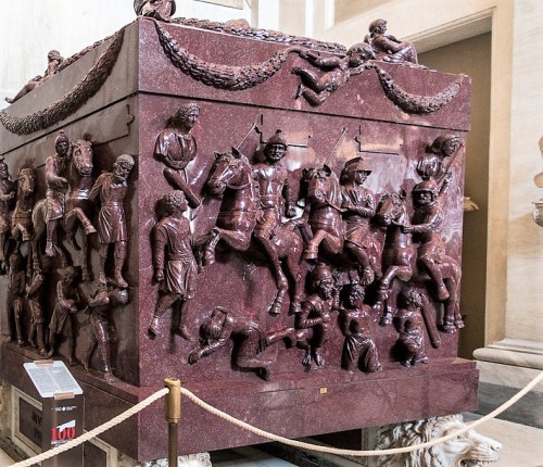 Sarcophagus of Helena, mother of Emperor Constantine the Great, fragment, Musei Vaticani