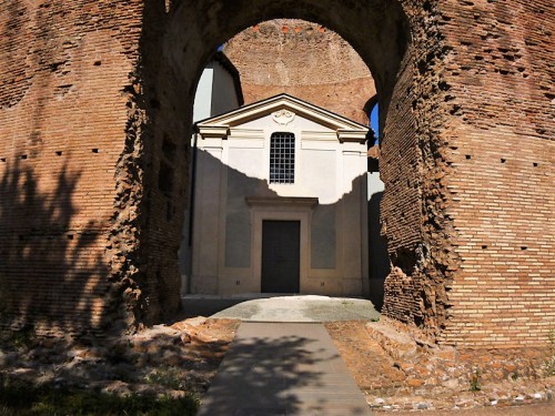 Entrance to the mausoleum of Empress Helena