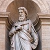 Pope Alexander I, statue in the arcade of the Porta Pia gate