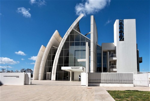 Church of San Dio Padre Misericordioso, Richard Meier, Tor Tre Teste District