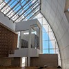 Kościół Dio Padre Misericordioso, Richard Meier, organy nad wejściem do świątyni