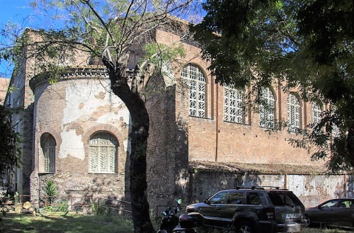 Church of Santa Balbina, exterior body and church apse