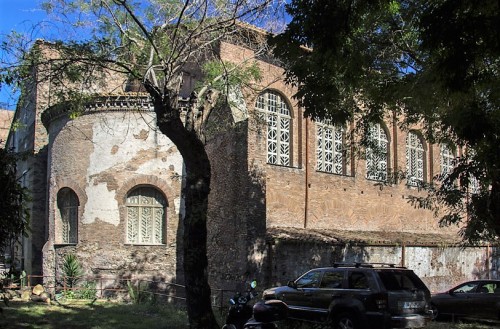 Church of Santa Balbina, exterior body and church apse