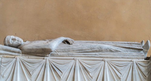 Church of Santa Balbina, tombstone of Stefano de Surdis, fragment