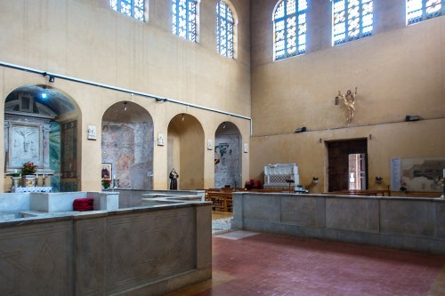 Church of Santa Balbina, view of the side nave