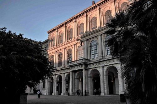 Palazzo Barberini, Barberini family residence, main façade seen from the street