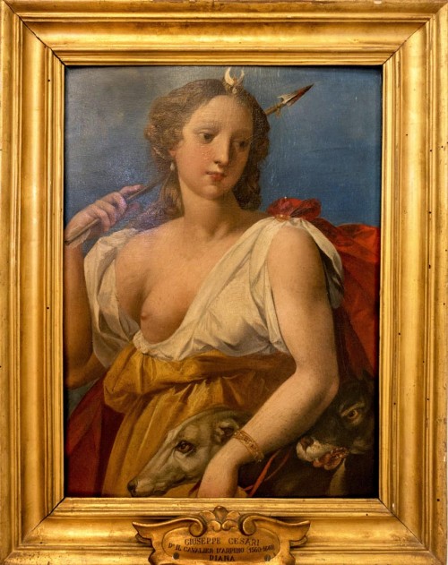 Giuseppe Cesari (Cavalier d'Arpino), Diane the Huntress, Musei Capitolini – Pinacoteca Capitolina