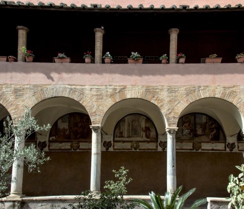 Giuseppe Cesari (Cavalier d'Arpino), cloisters of the Church of Sant’Onofrio