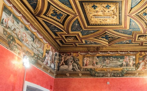 Frieze in room of Perseus, Castle Sant’Angelo