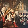 Fabio Chigi receives a cardinal's hat from Pope Innocent X, Pier Leone Gehzzi, Museo di Roma, Palazzo Braschi