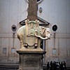 Minerveo Obelisk – design by Gian Lorenzo Bernini square in front of the Basilica of Sant Maria sopra Minerva