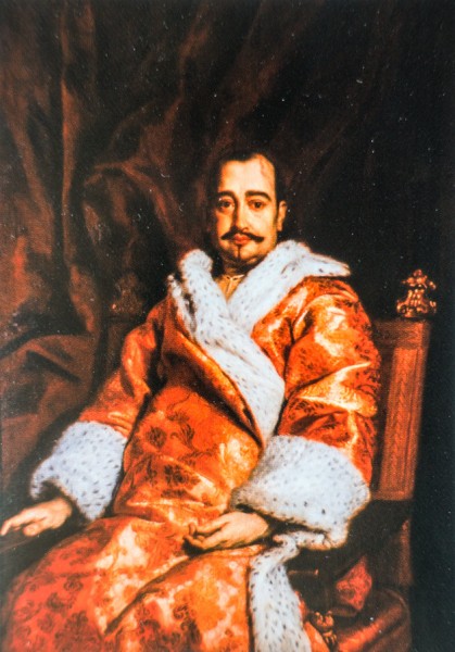 Flavio Chigi cardinal in a bathrobe, Ferdinand Voet, private collection