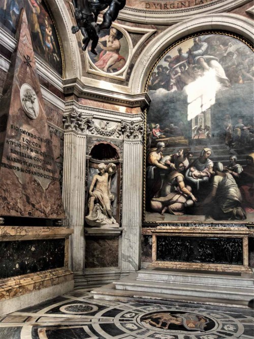 Basilica Sana Maria del Popolo – Chigi Chapel – the final resting place of Agostino Chigi