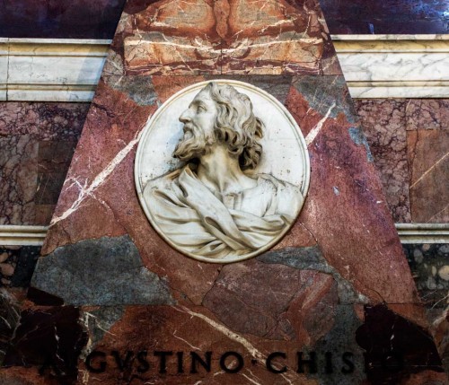 Basilica of Santa Maria del Popolo, Chigi Chapel, posthumous monument to Agostino Chigi (fragment)