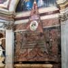 Basilica of Santa Maria del Popolo, Chigi Chapel, posthumous monument to Agostino Chigi (medallion with the image of Agostino)