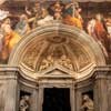 Church of Santa Maria della Pace, Chigi Chapel, painting decorations by Raphael (Raffaello Sanzio)