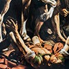 The Conversion of St. Paul, fragment, Caravaggio,Cerasi Chapel, Basilica of Santa Maria del Popolo