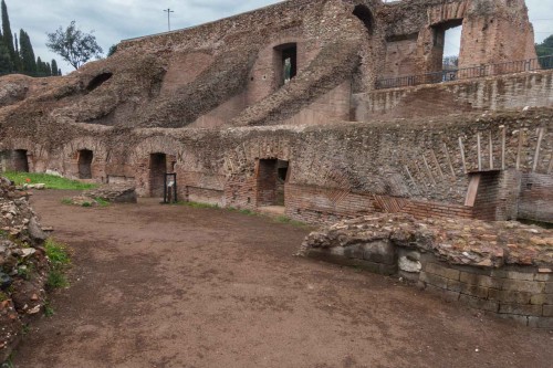 Circus Maximus, pozostałości dawnych trybun hipodromu