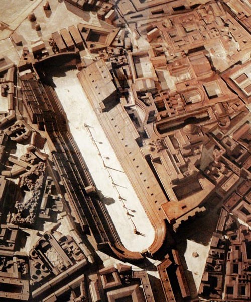 Model depicting Circus Maximus, pic. Wikipedia, author Pascal Radigue