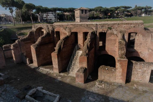 Remains of the hippodrome construction