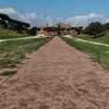 Circus Maximus, spina in the central part of the hippodrome, present-day view