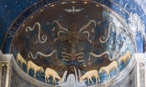 The apse decoration, church of Santa Maria in Cappella