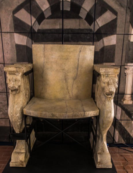 Church of Santa Maria in Cappella, bishop’s throne