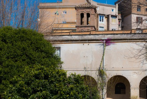 The Francesca Romana Retirement Home and the church of Santa Maria in Cappella