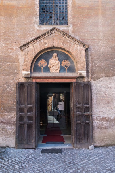 Church of Santa Maria in Cappella,main entrance