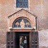 Church of Santa Maria in Cappella,main entrance