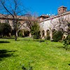 The garden of the Francesca Romana Retirement Home