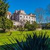 The garden and the buildings of the Francesca Romana Retirement Home