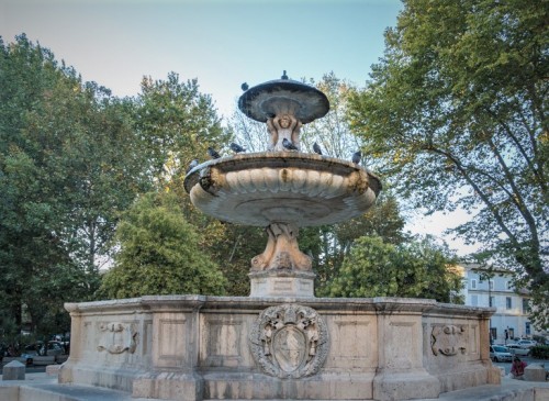 Fontana di Piazza Mastai na placu Mastai