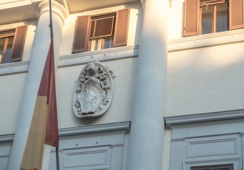 Building of the former tobacco factory, fragment, Piazza di Mastai