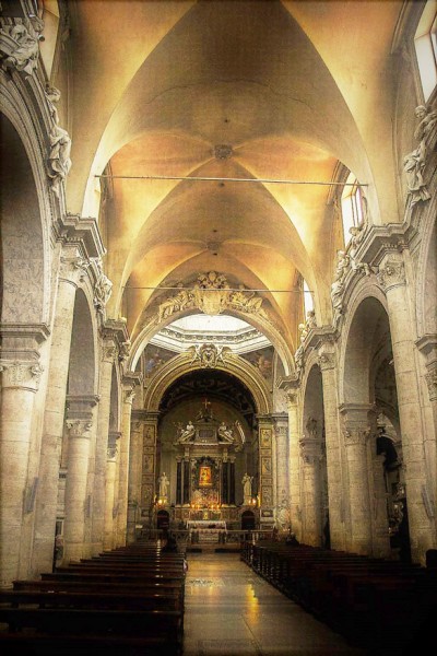 Basilica of Santa Maria del Popolo, interior modernized by Pope Alexander VII