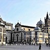 Piazza del Popolo, view of the Basilica Santa Maria del Popolo