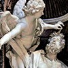 Habakkuk and the Angel, fragment, Gian Lorenzo Bernini, Chigi Chapel, Basilica of Santa Maria del Popolo