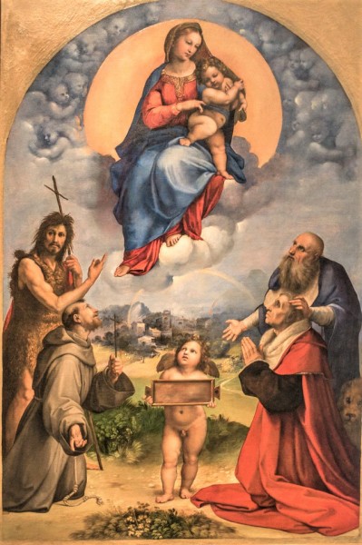 Madonna di Foglino, Rafael, Musei Vaticani - Pinacoteca Vaticana