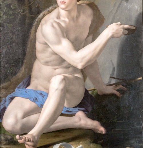 Jan Chrzciciel, fragment, Bronzino, Galleria Borghese