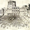 St. Peter's Square, circa 1600, pic. Wikipedia